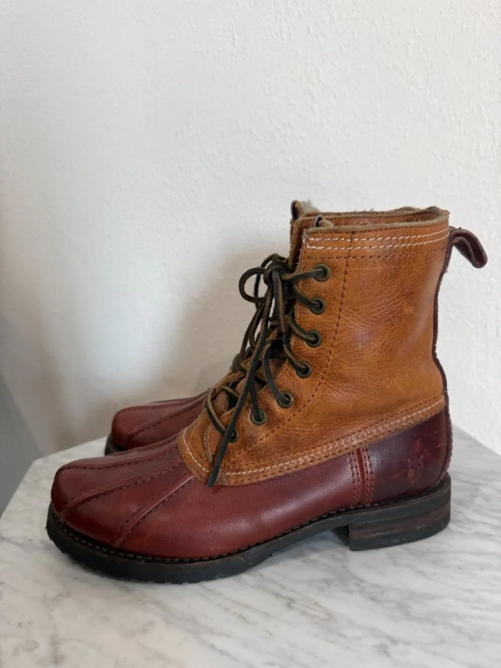 Frye Leather Duck Boots